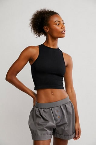 Hayley Racerback Brami in Black