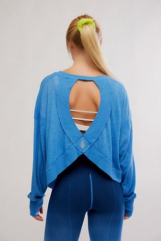 Free People MY TIME LAYER / LIGHT COBALT