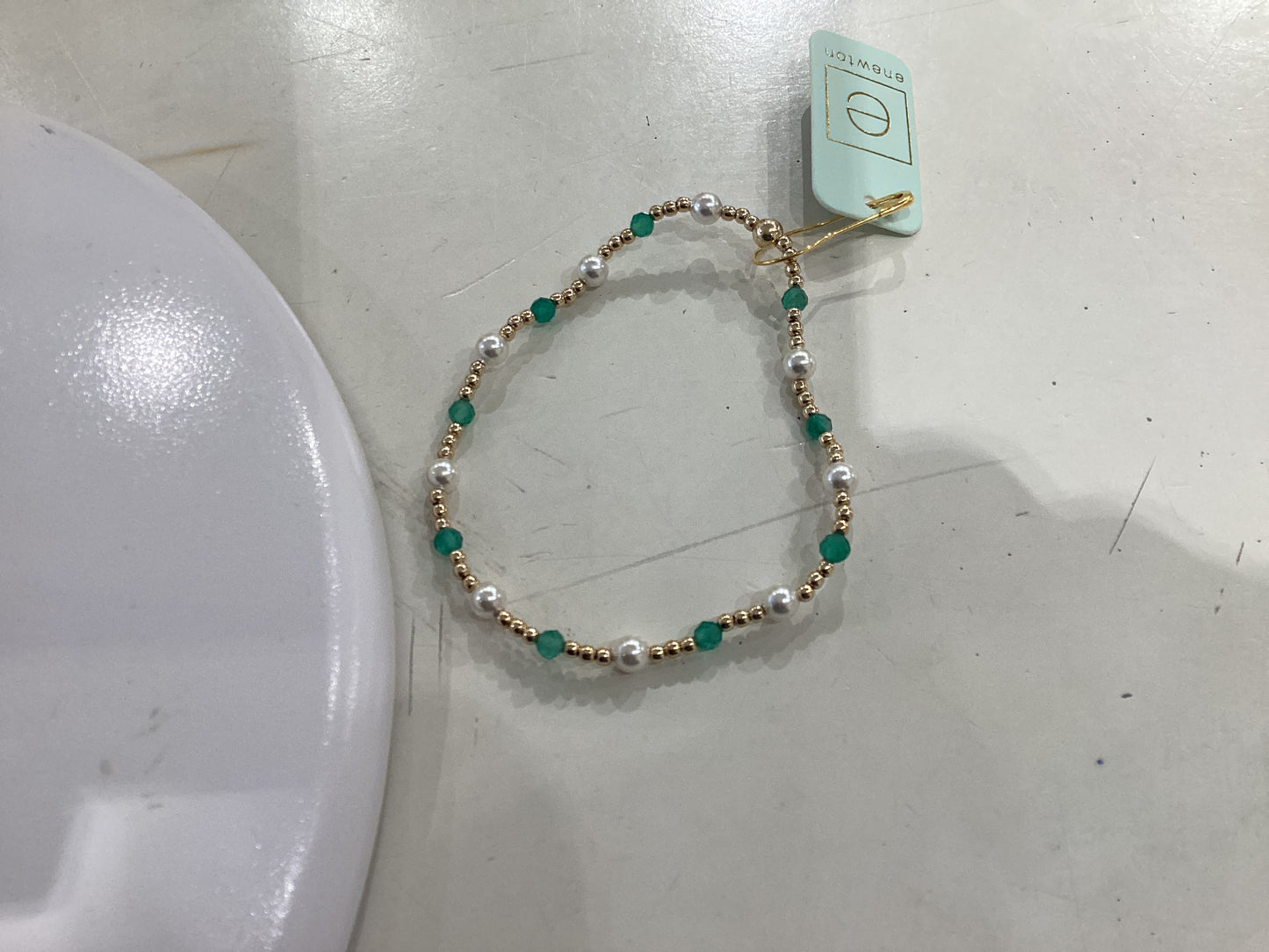 Enewton pearl sincerity 4MM green onyx