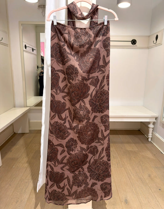 The Austin Dress in chocolate