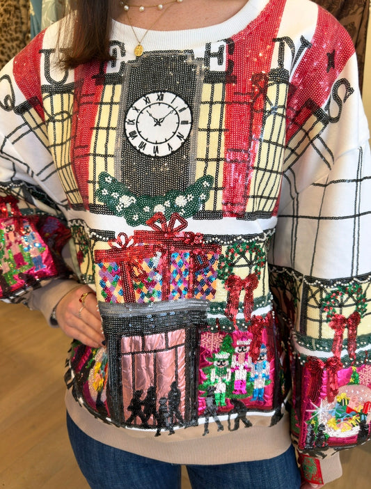 Queen Of Sparkles Multi Store
at Christmas Time Window Display
Sweatshirt