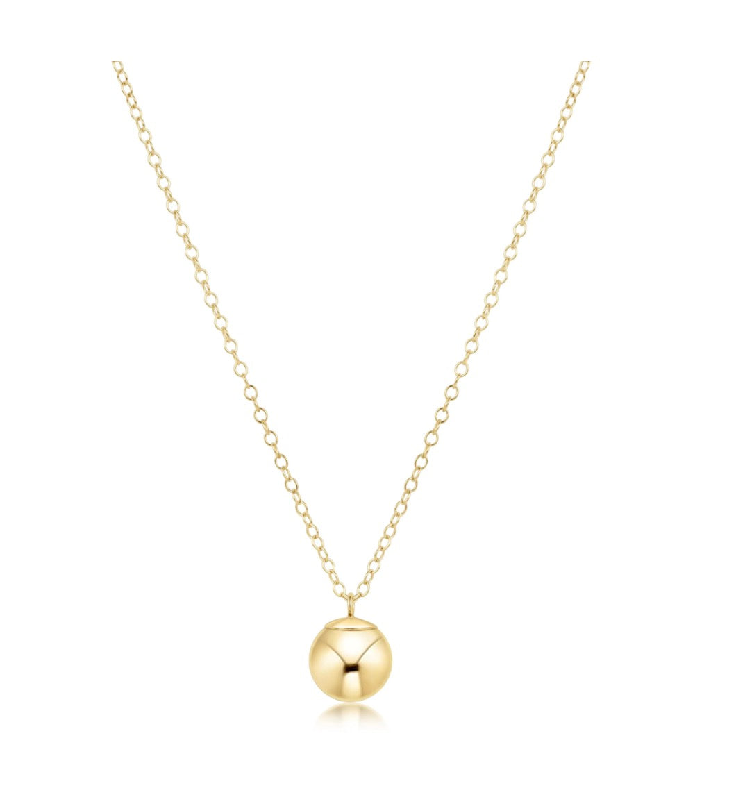 Enewton 16” Necklace Gold - Classic Gold 6mm Charm