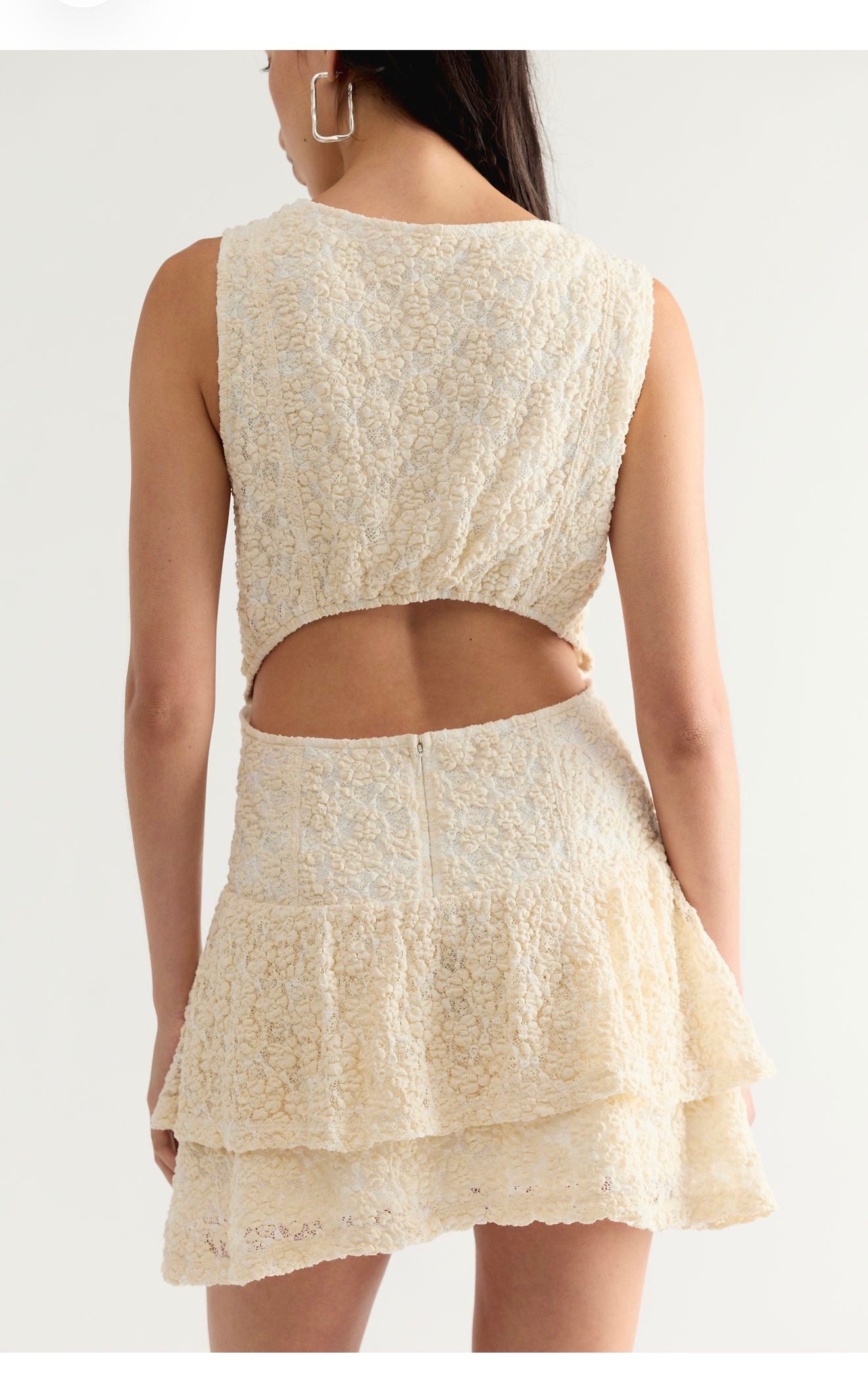 Free People slow burn lace mini dress