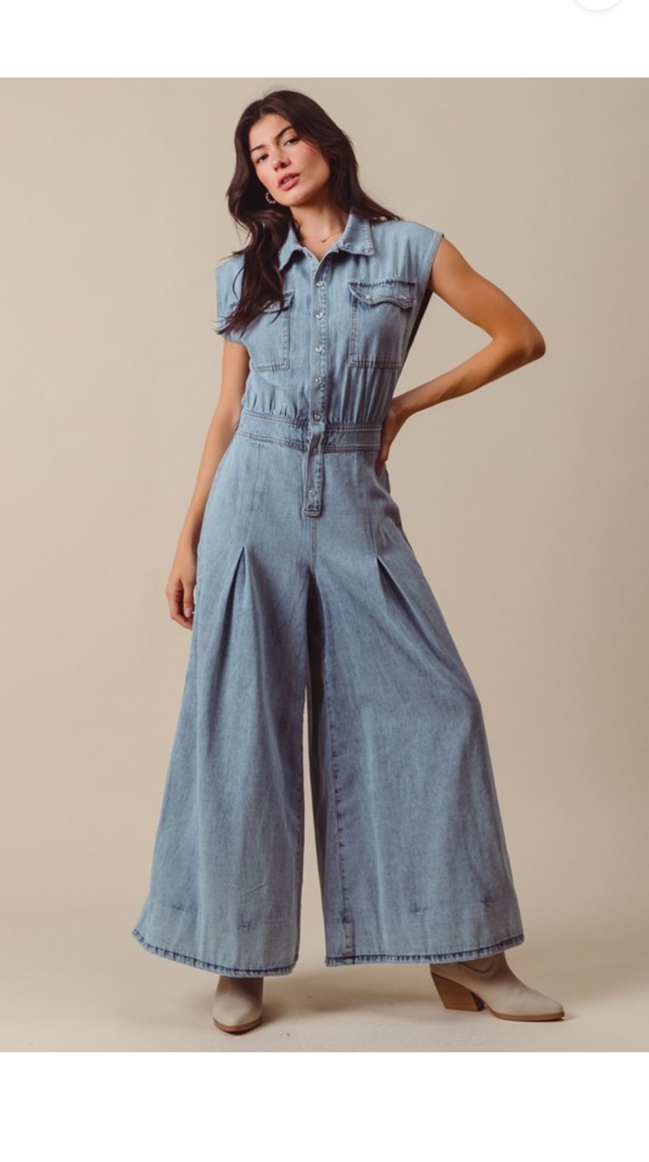 The Hamilton Jumpsuit in denim