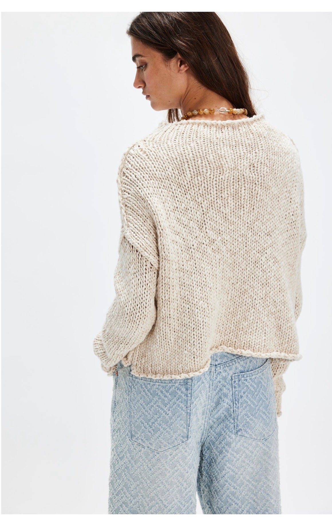 Free People Opal Sweater in Tea