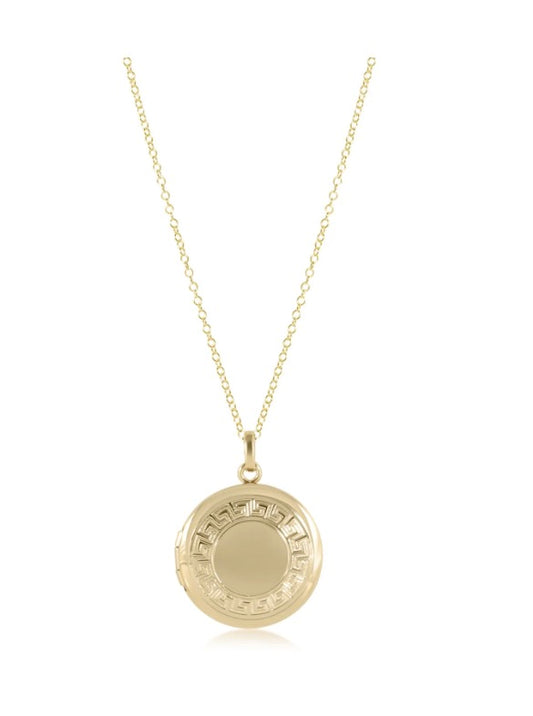Enewton 16” Necklace Gold - Cherish Small Gold Locket