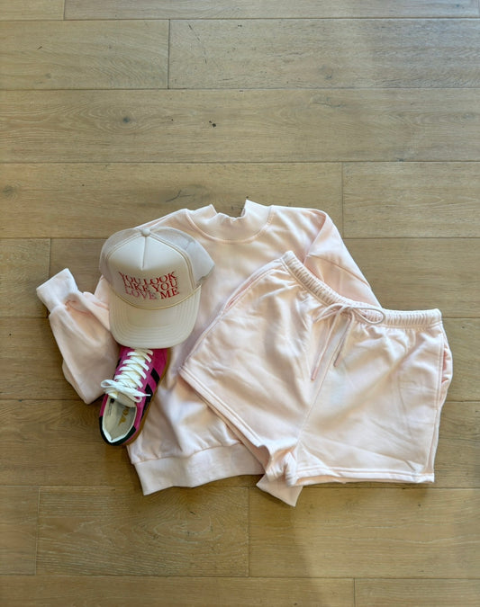 The Maura mock net shorts Set