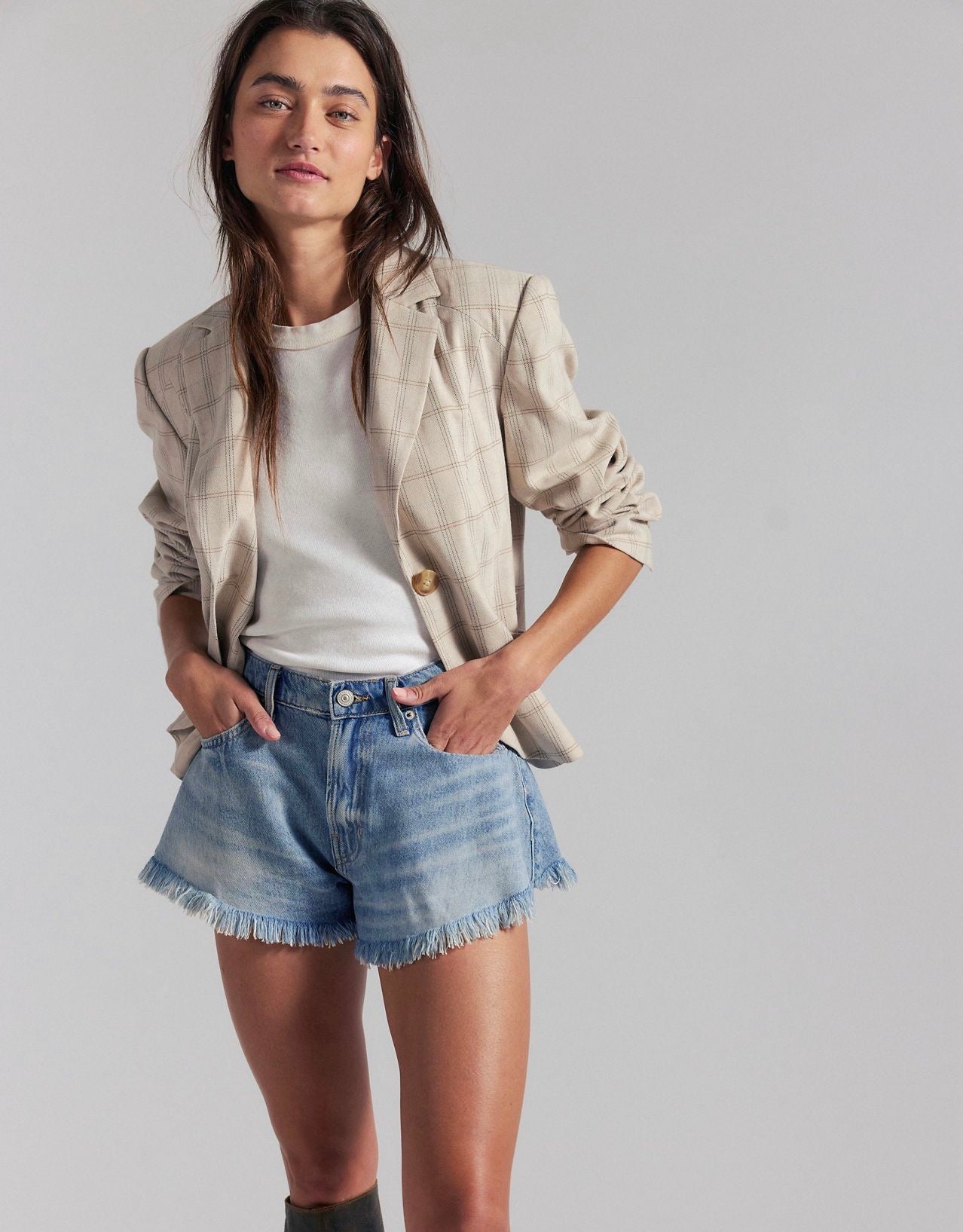Free People Sparks Fly Denim Short in Meadowbrooke