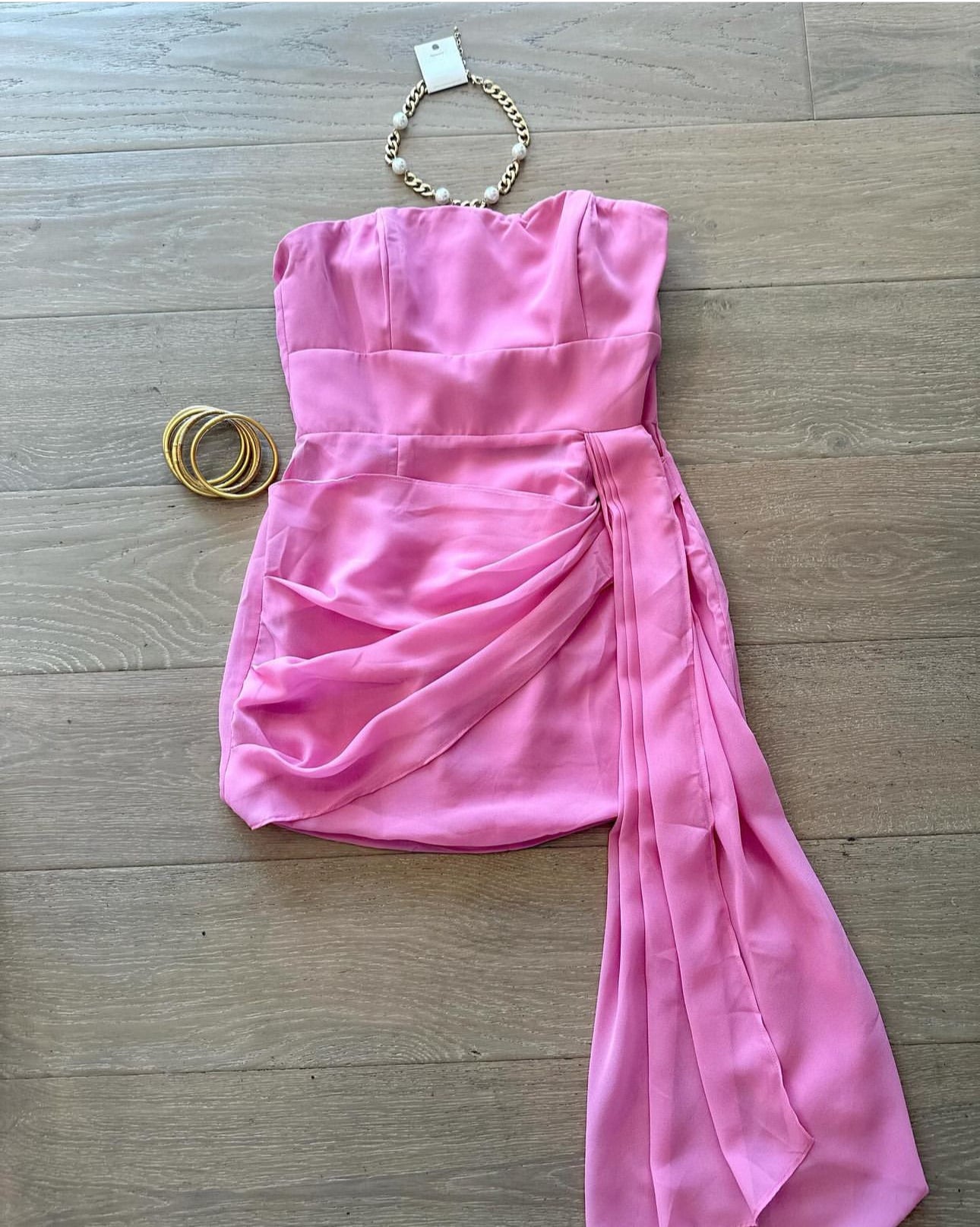 Poppy Pink Wrap Dress