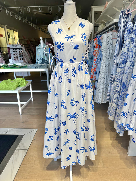 Island Azure Maxi Dress