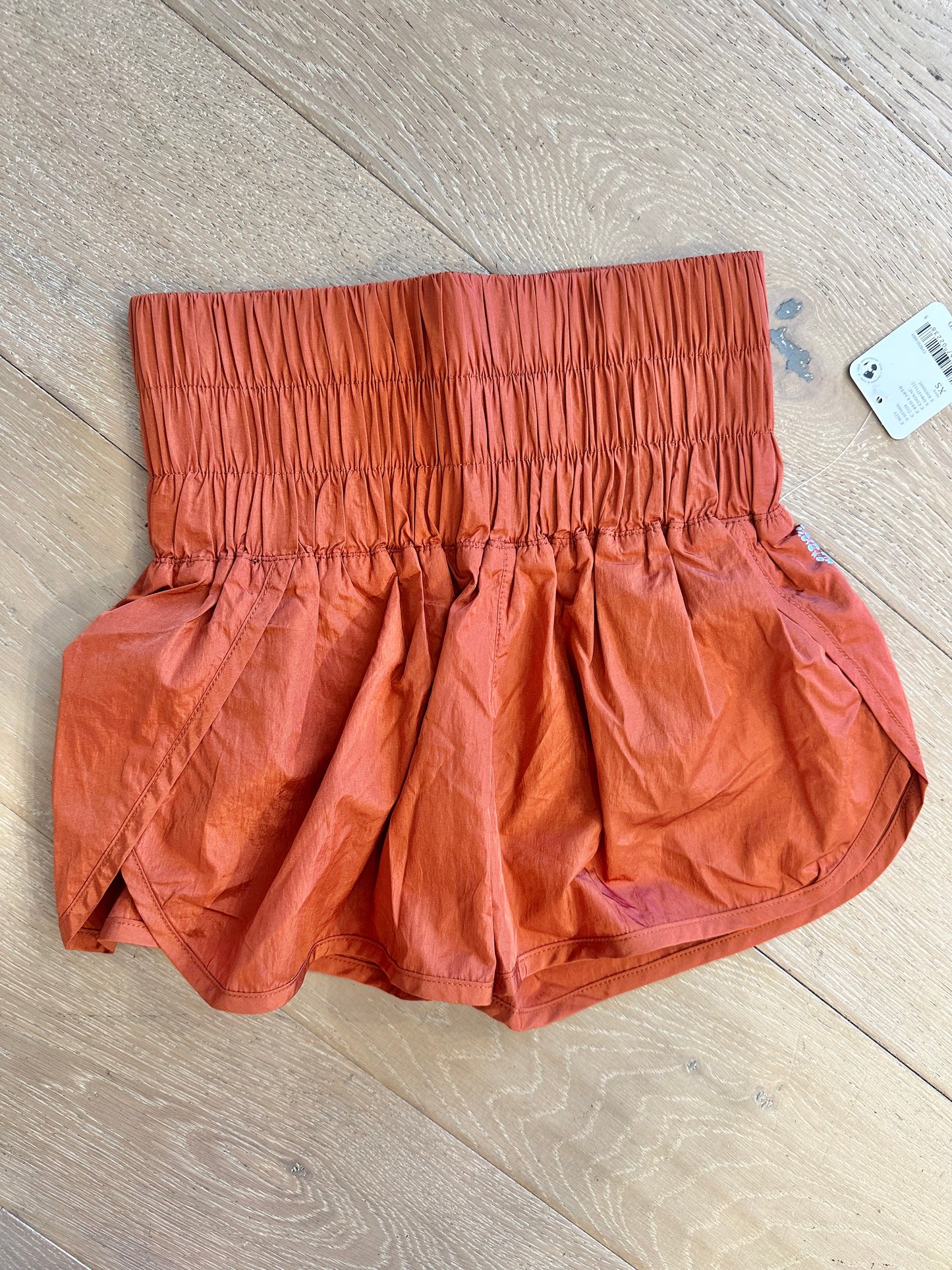 Free People Way Home Shorts in Red earth