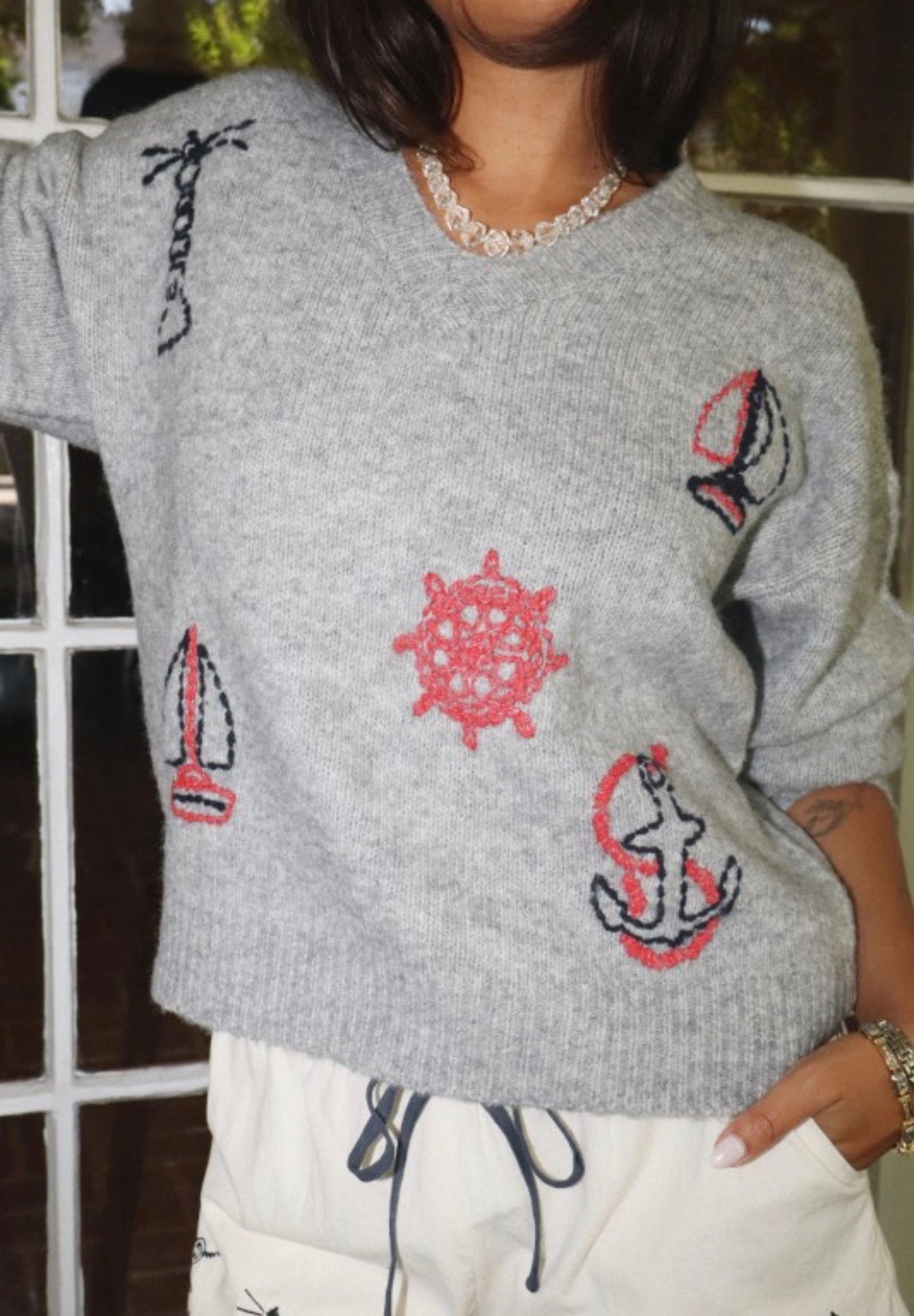 Nautical sweater