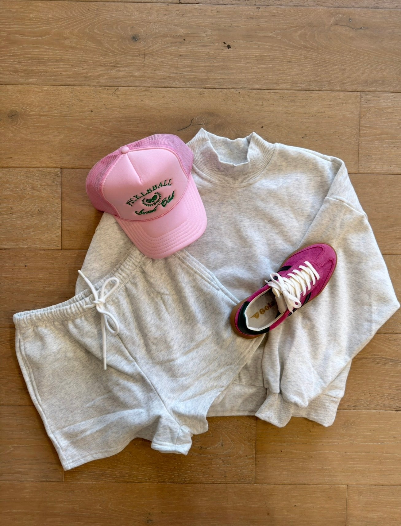 The Maura mock net shorts Set