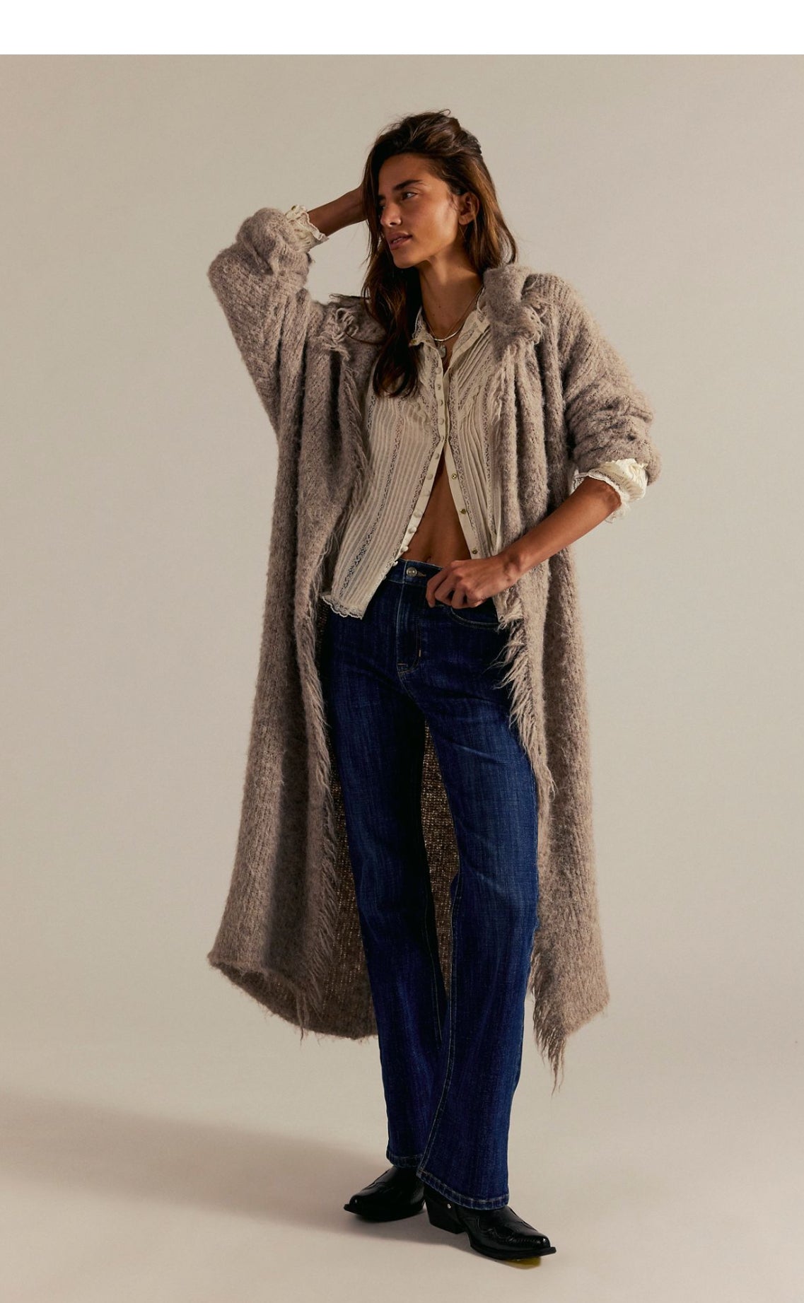 Free People DOUBLE KNOT HIGH RISE STRAIGHT