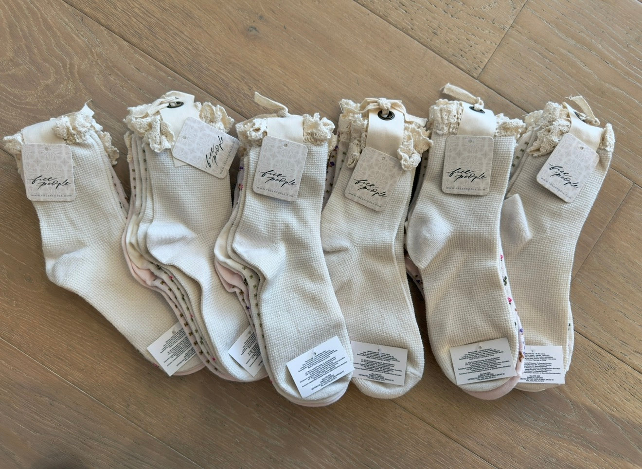 Free People Ruffle SOCK PACK/ TAINTED LOVE