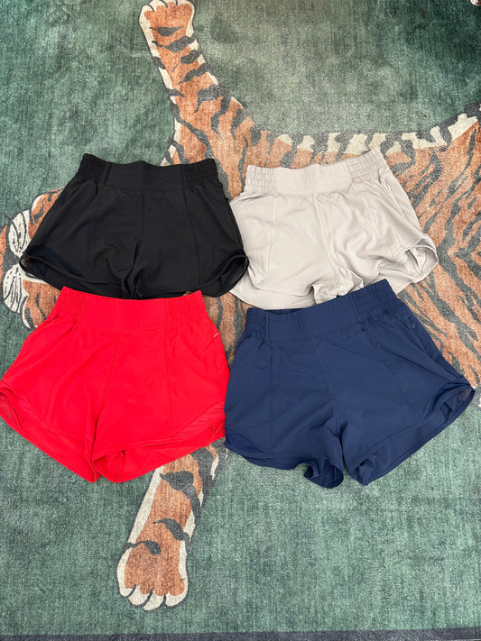 Get Active Shorts in true red