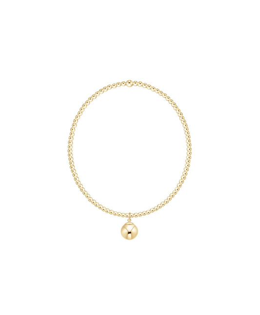 Enewton Classic Gold 2mm Bracelet - Classic Gold 8mm Charm