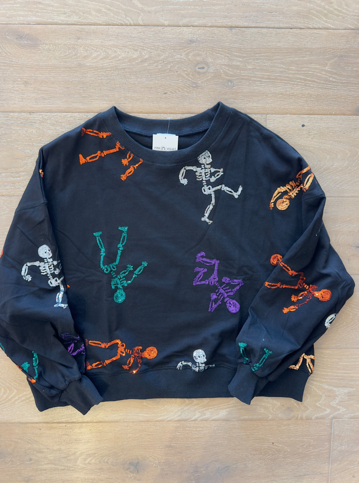 The Buffy Skeleton sequin sweatshirt