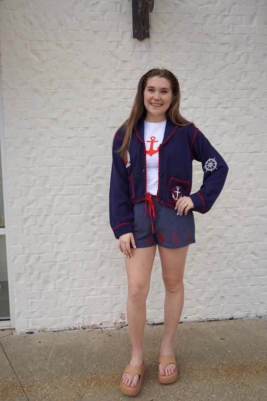 The Sail Away Shorts in navy