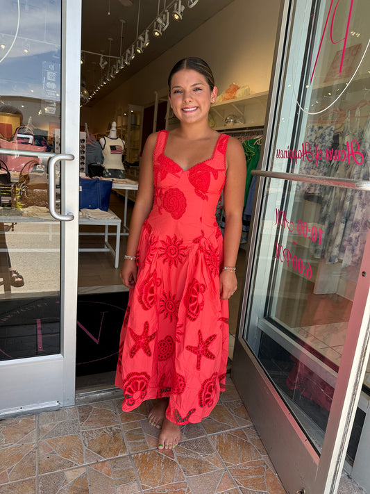 The Reagan Chili Red Dress