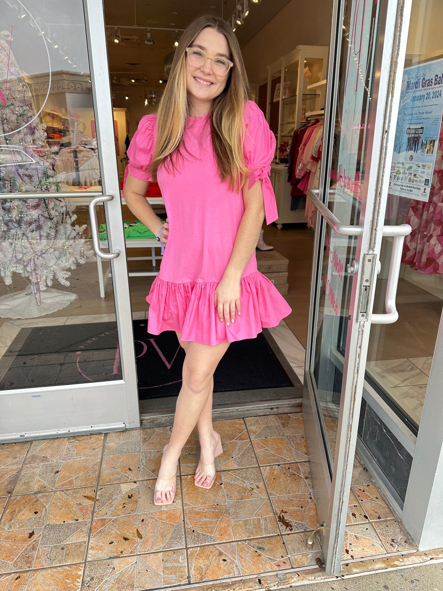 The Skylar dress In Pink