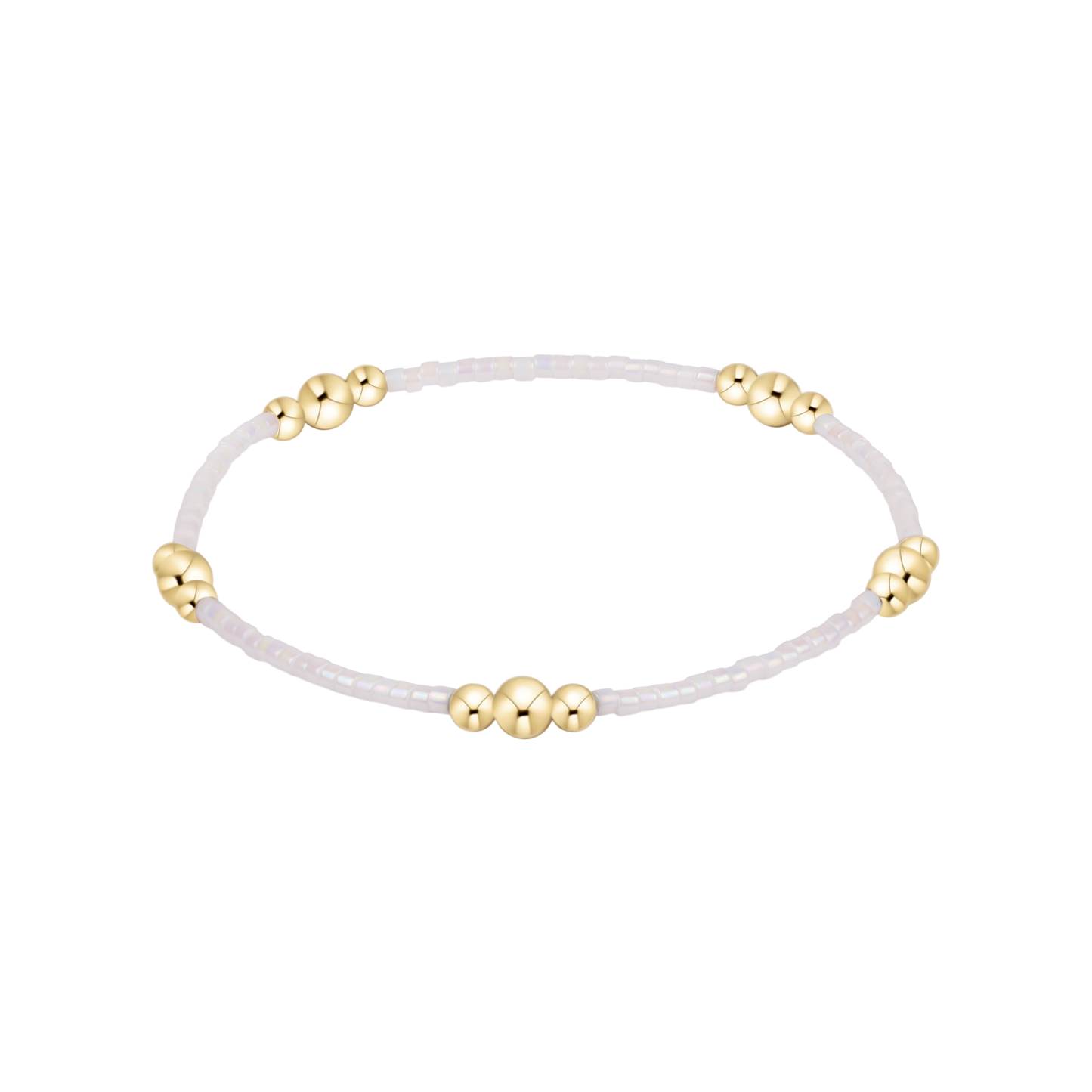 Enewton Hope Purpose Gold Bracelet - Silky White