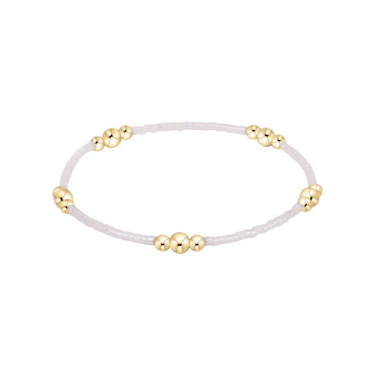 Enewton Hope Purpose Gold Bracelet - Silky White