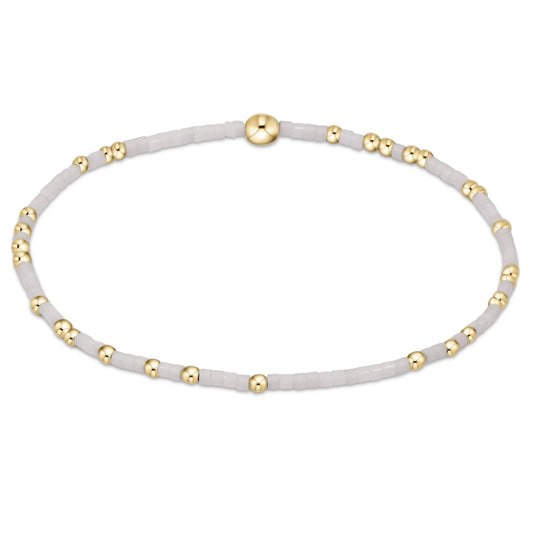 ENEWTON GAMEDAY HOPE UNWRITTEN BRACELET - WHITE
