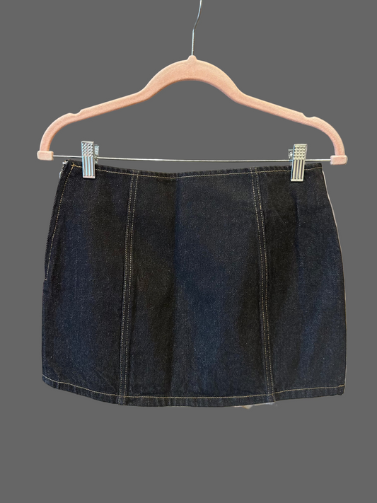 Leni skirt in black denim