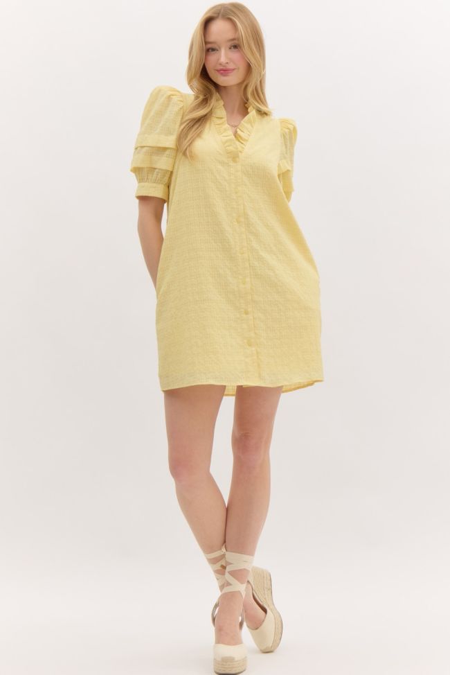 The Korrine Dress - Lemon