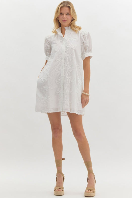 The Alys Dress - White