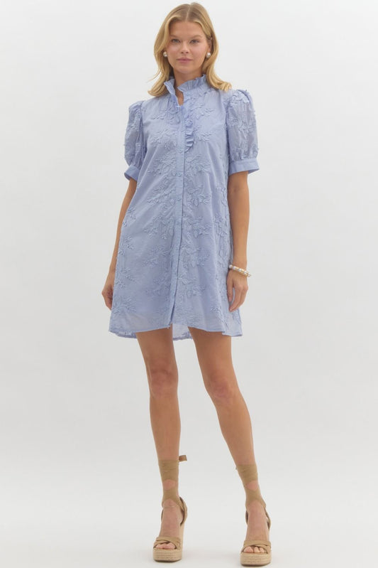 The Alys Dress - Periwinkle