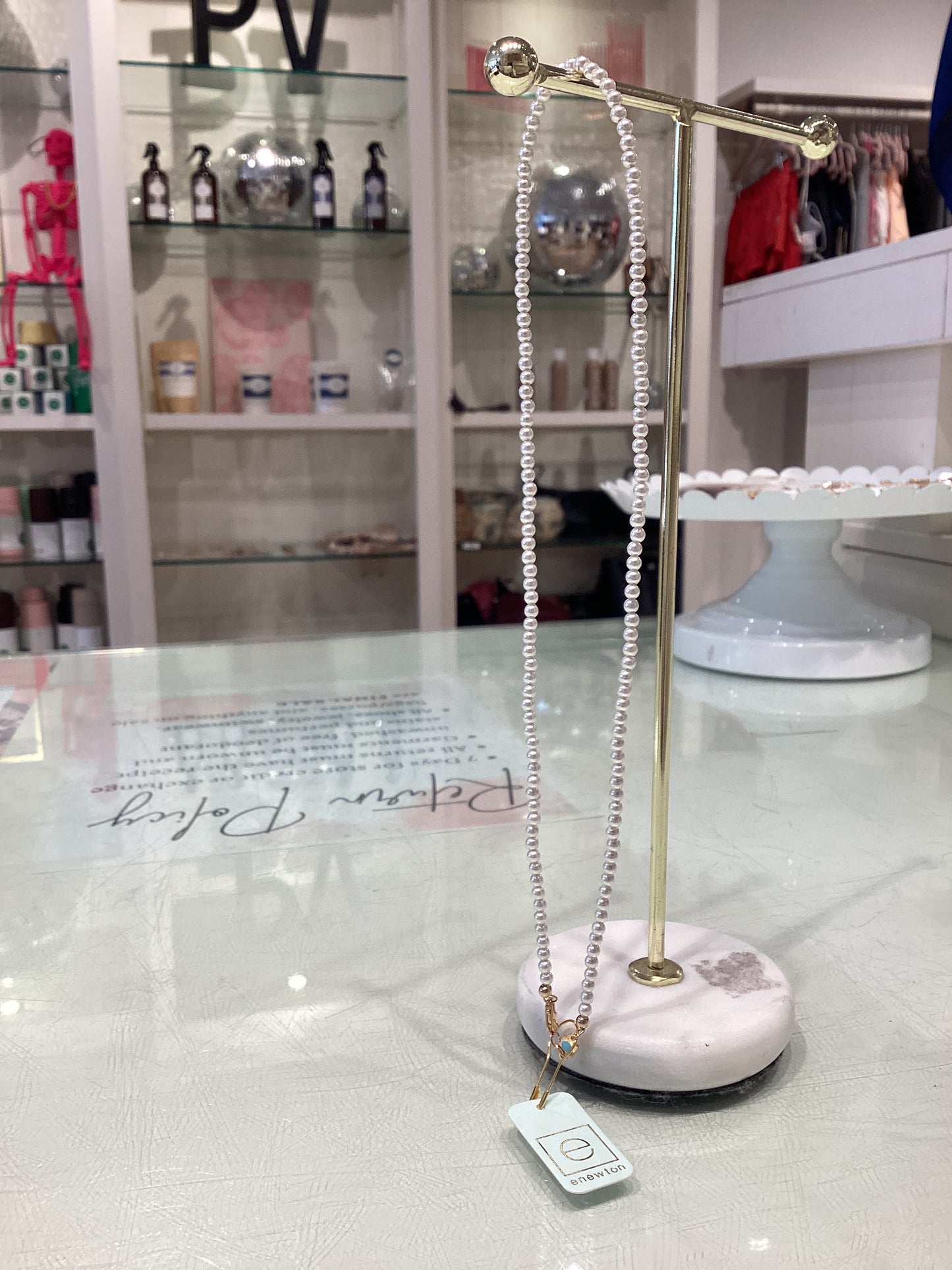 Enewton 17” Choker Beaded - Classic Pearl 3mm