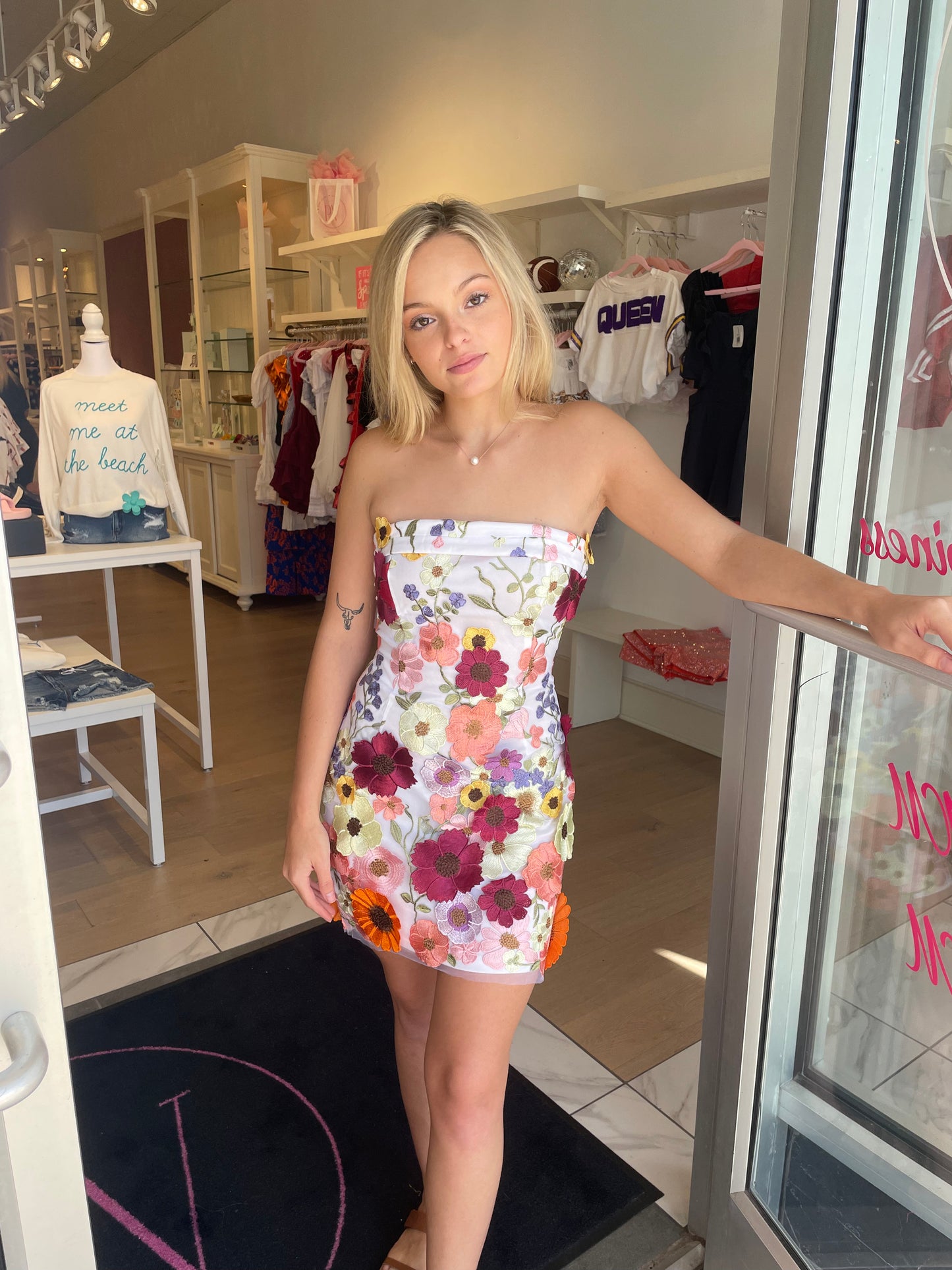 The flower shop dress