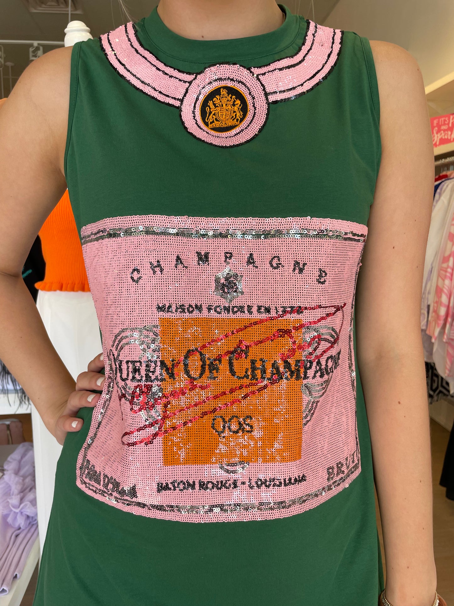 Queen of Champs Tank Dress