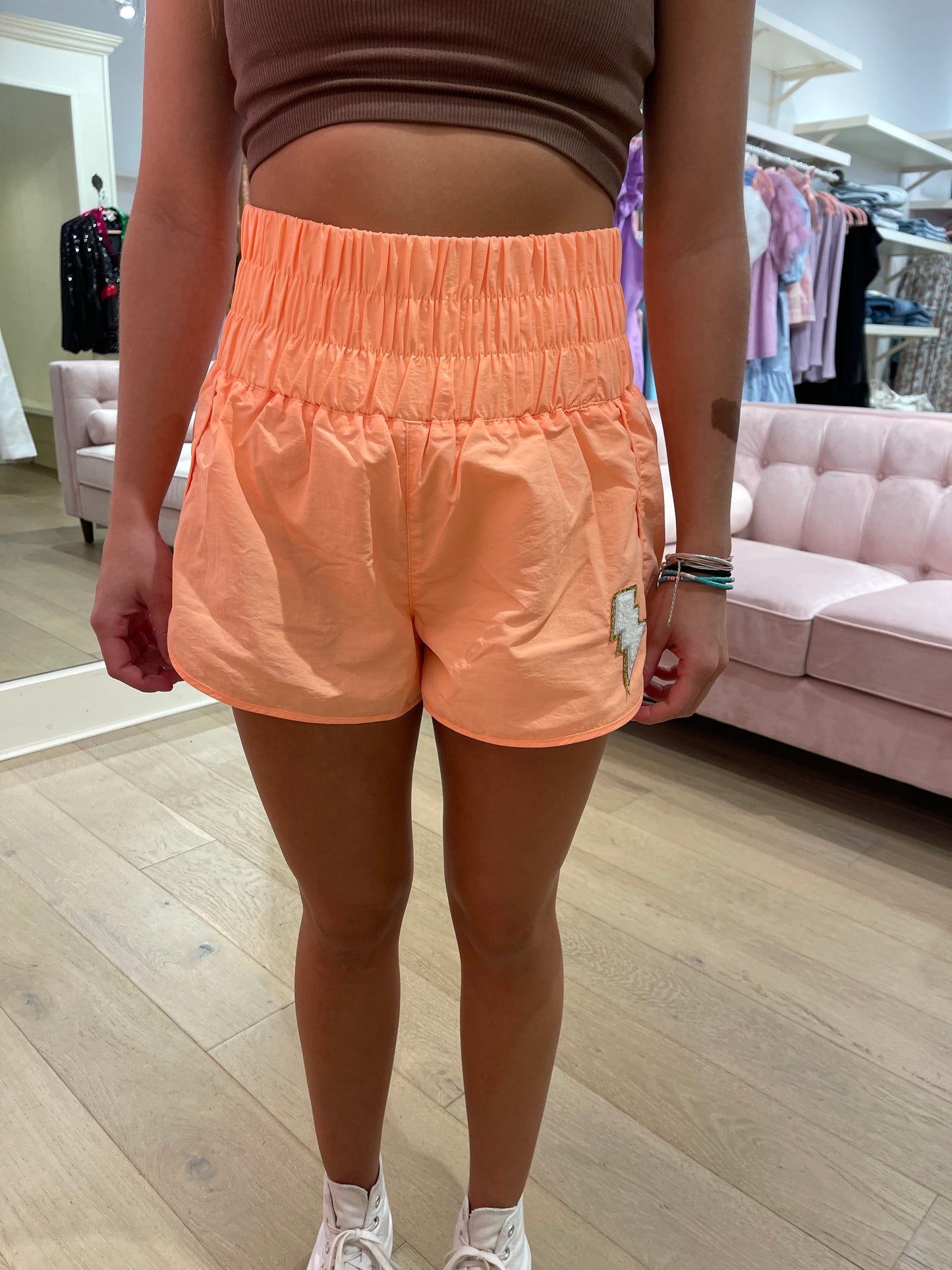 Perfect everyday shorts in orange