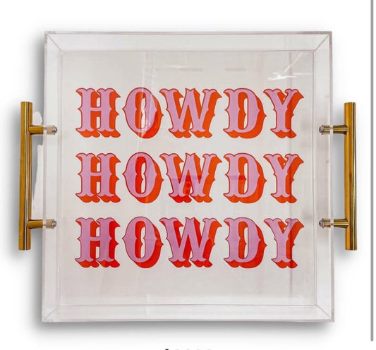 Howdy large tray