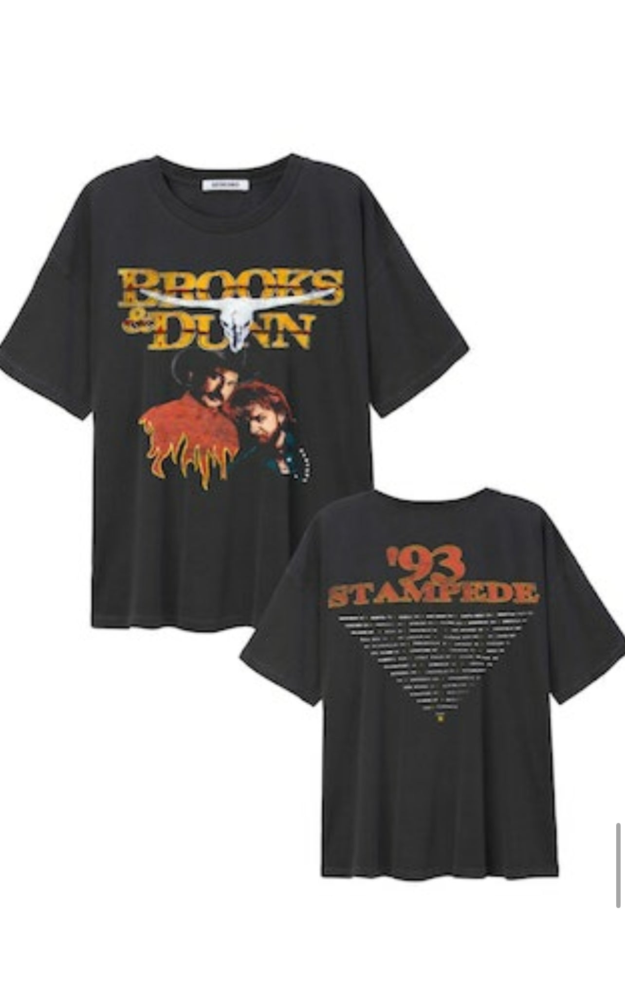 Brooks and Dunn stampede merch tee